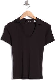 Vince Short Sleeve Pima Cotton Polo