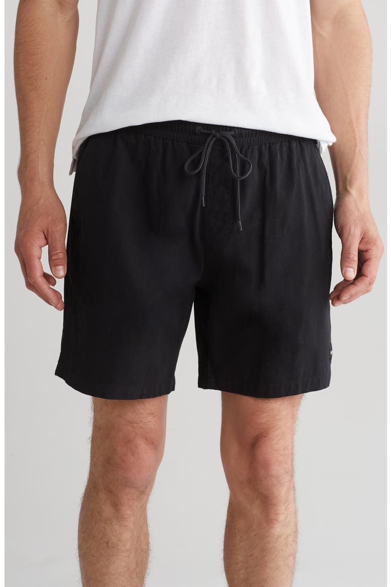 Pleasure Point 18" Volley Shorts, Main, color, BLACK