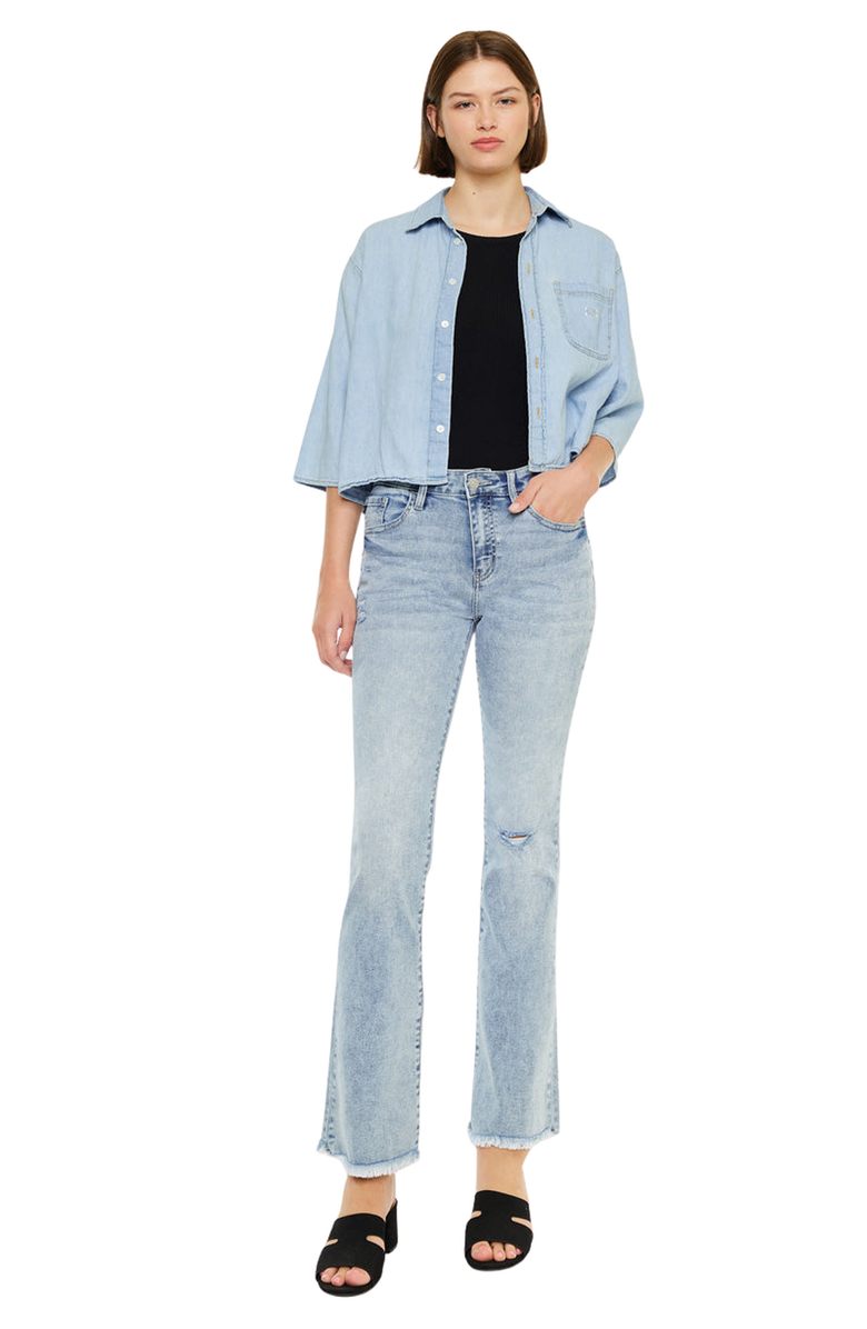 KanCan Claire High Rise Bootcut Jeans, Alternate, color, Light Wash