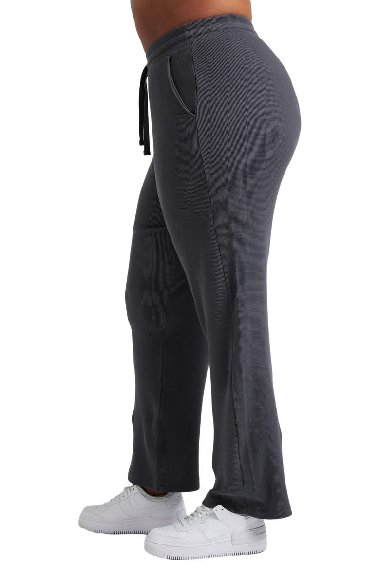 Losano Organic Cotton Drawstring Pant, Alternate, color, Charcoal