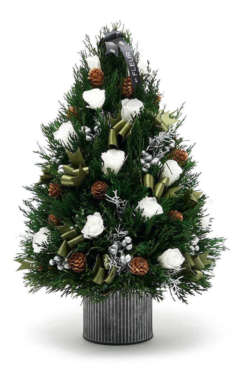 Céleste Tabletop Tree, Main, color, WHITE