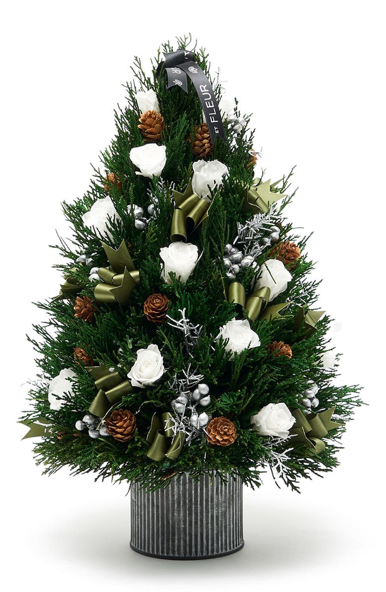 Venus ET Fleur Céleste Tabletop Tree, Main, color, White