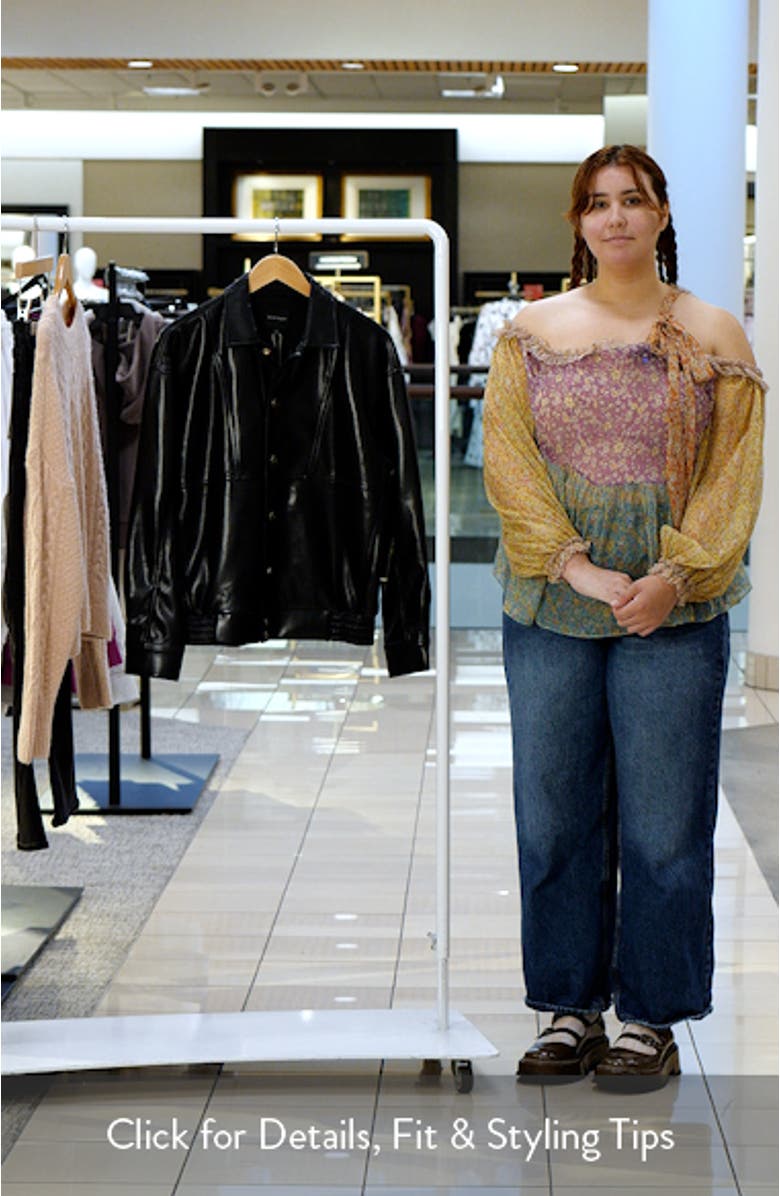 The Beacon Faux Leather Jacket, sales video thumbnail