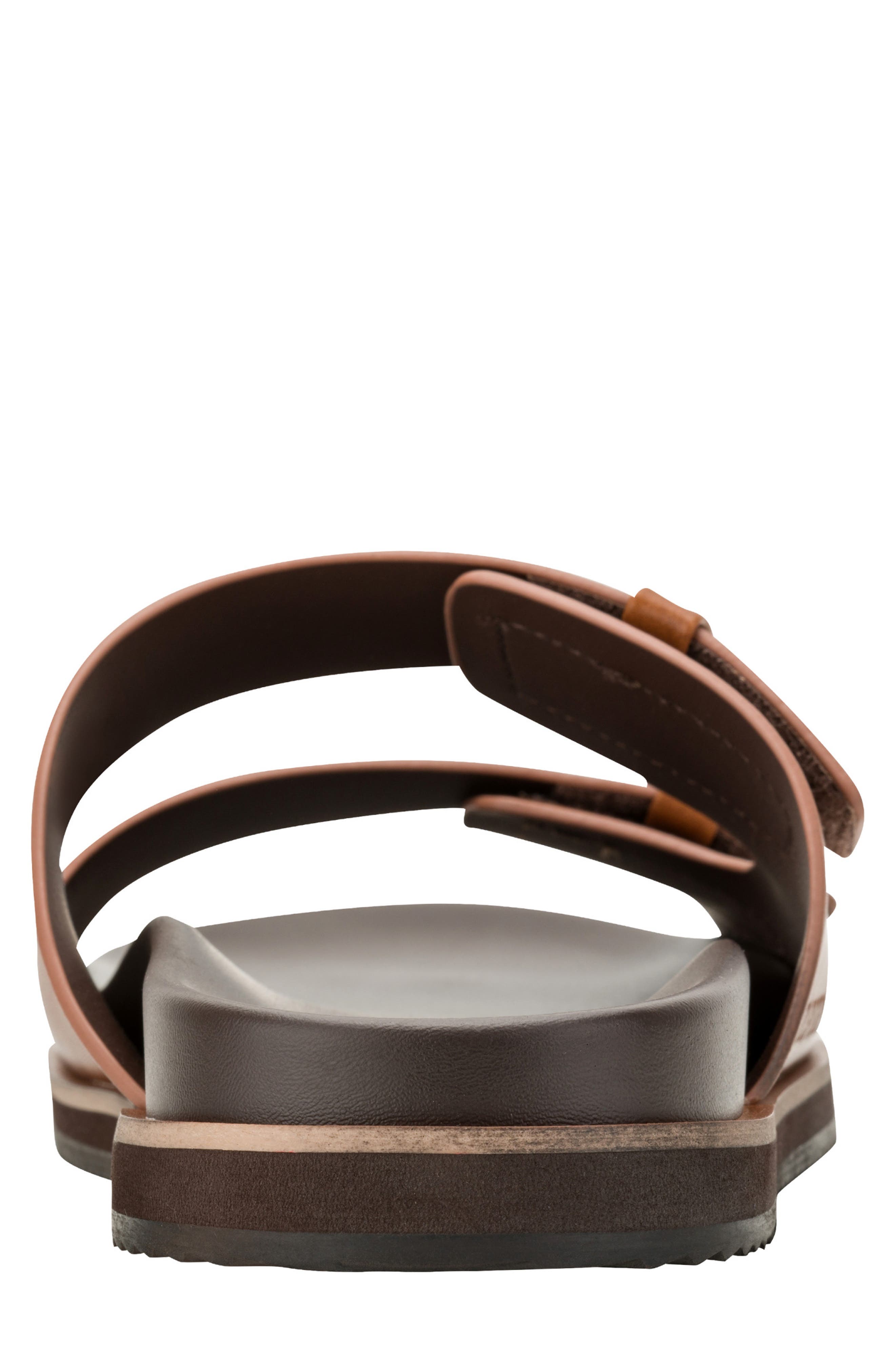 Welker Double Strap Slide Sandal, Alternate, color, LIGHT BROWN