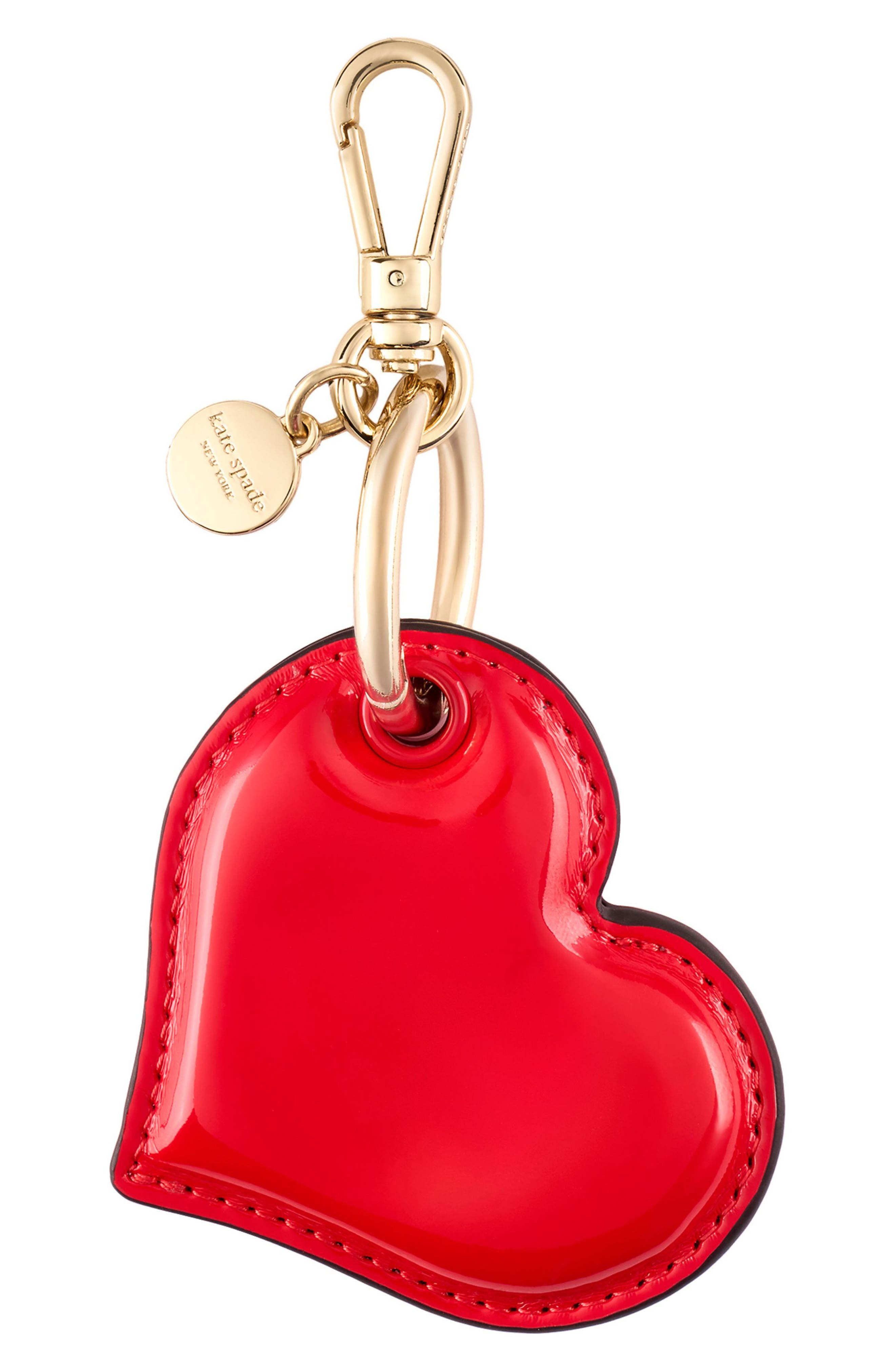 Kate Spade New York heart charm airtag<sup>®</sup> case, Alternate, color, 