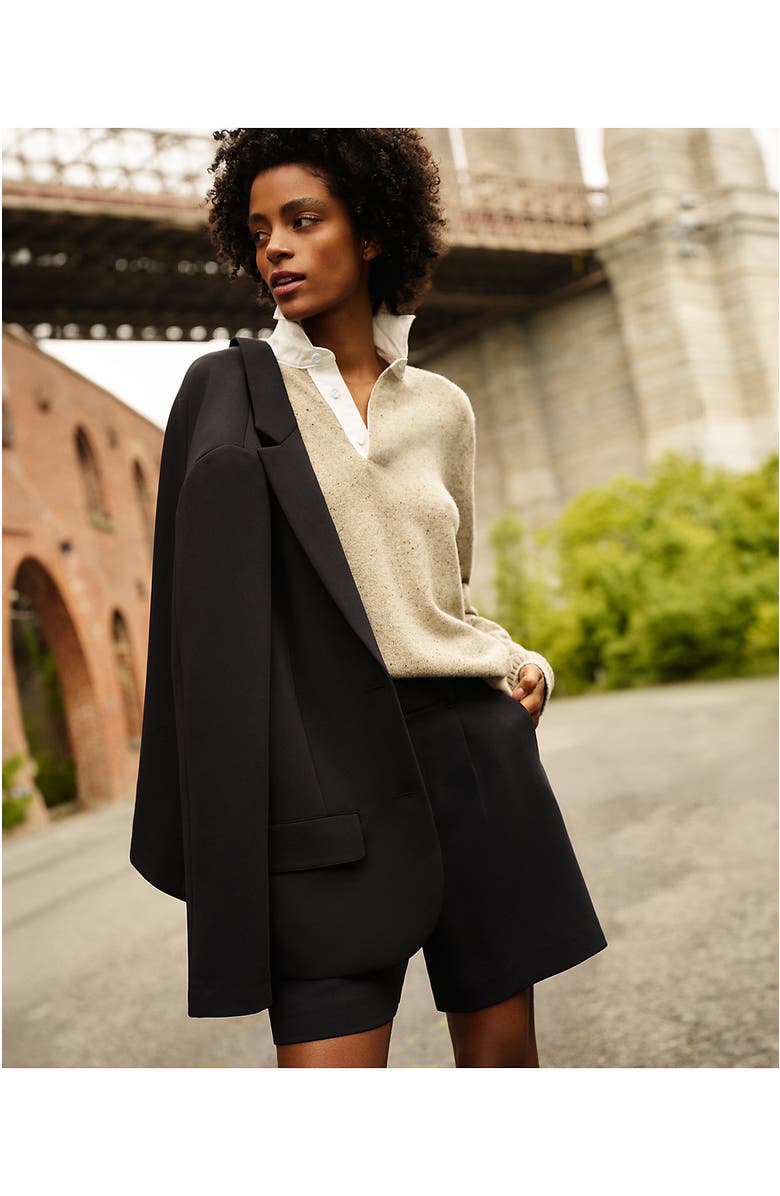 Lands' End Crepe Blazer, Alternate, color,