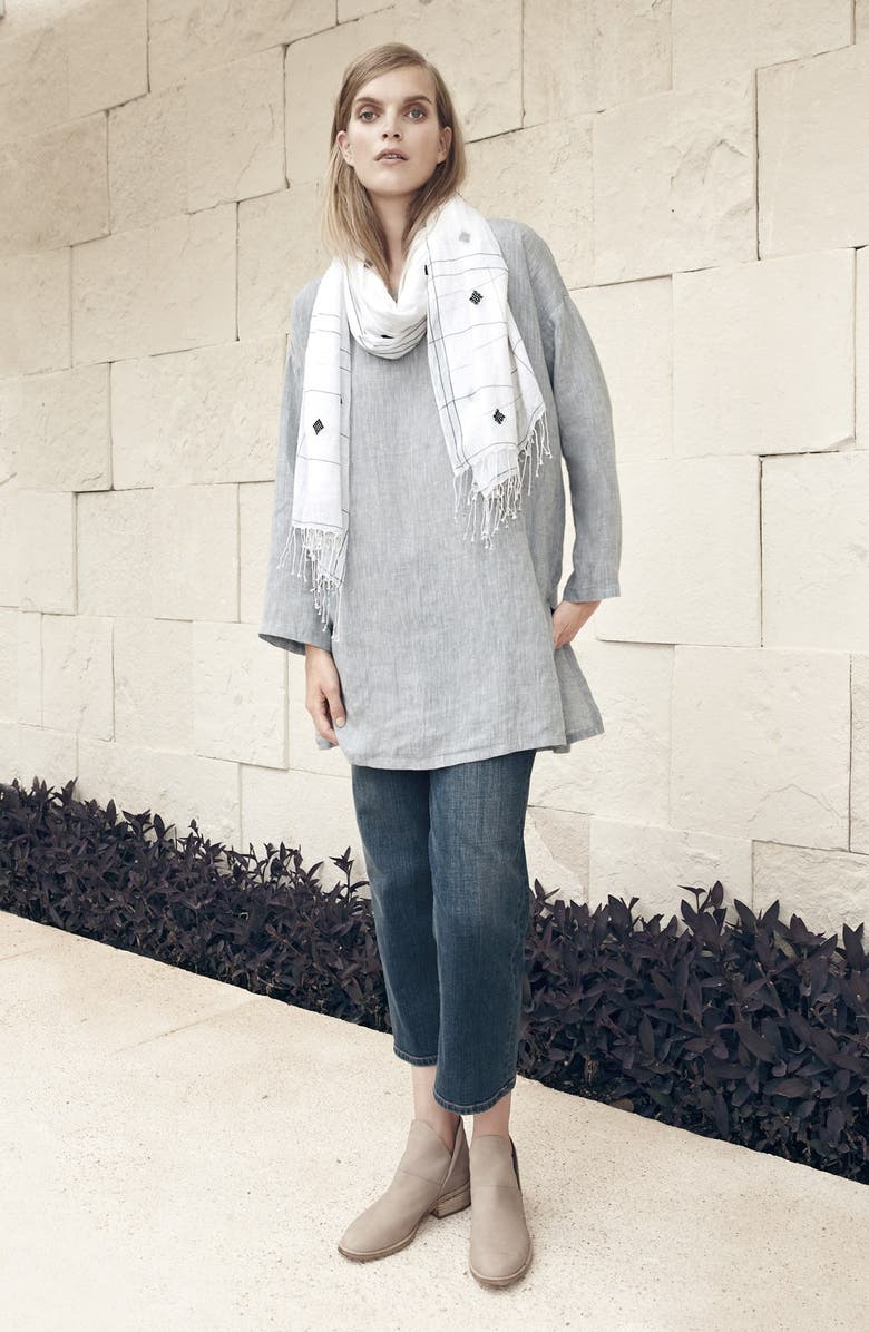 Eileen Fisher Organic Cotton Scarf, Alternate, color, 