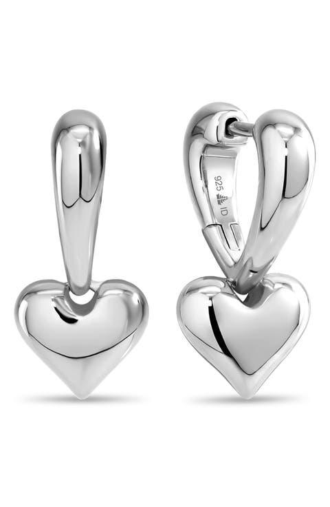 Sweet Heart Hoop Earrings