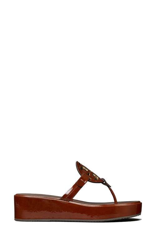 Tory Burch Miller Platform Sandal In Brown