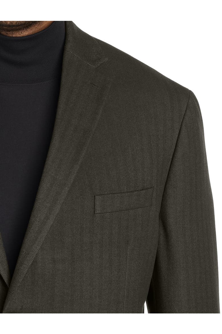 Big & Tall Printed Sport Coat, Alternate, color, OLIVE