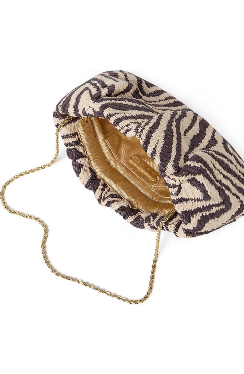 Loeffler Randall Serena Clutch, Alternate, color, Vintage Zebra