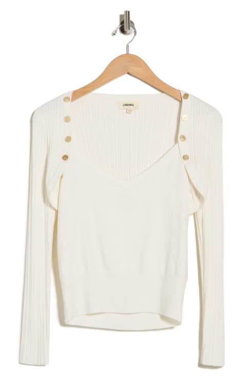 Nara Tank & Rib Shrug Set