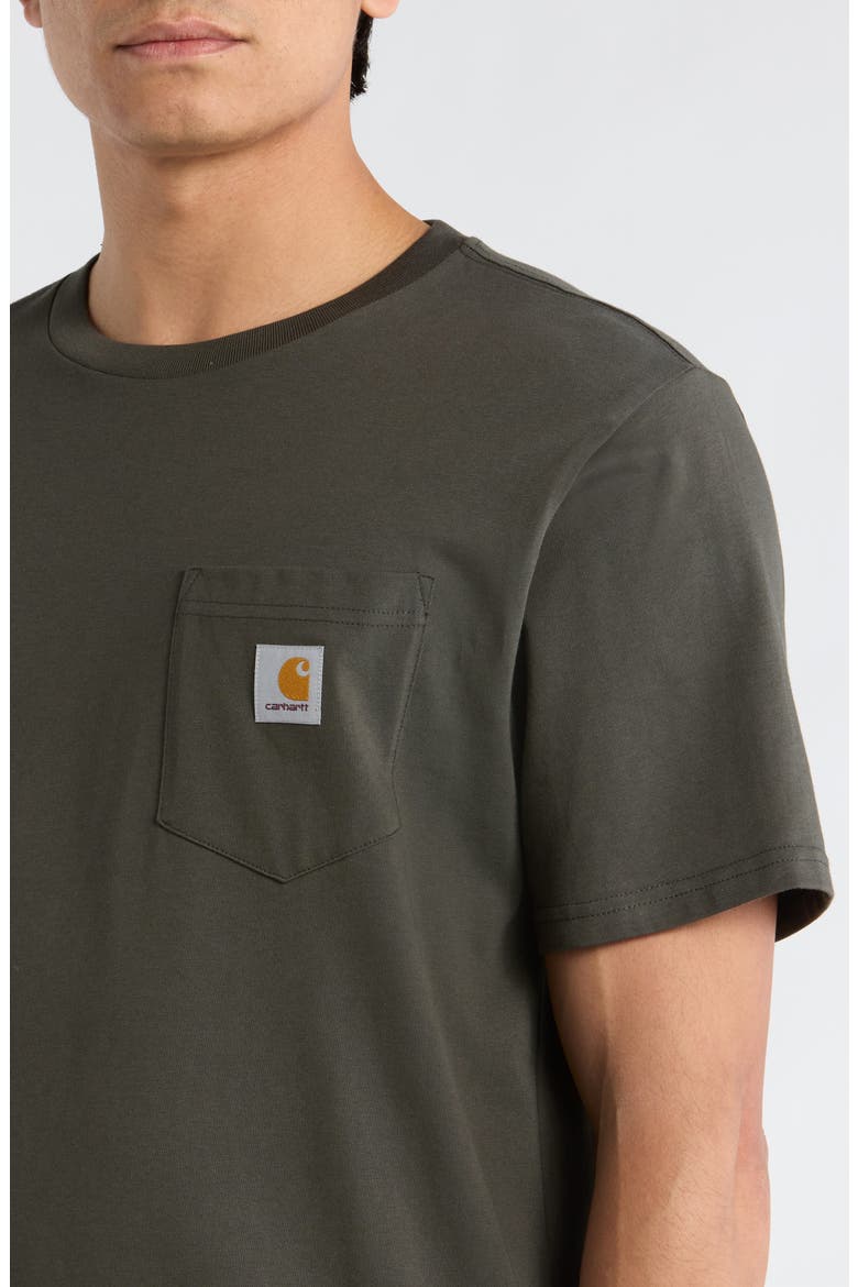 Logo Pocket T-Shirt, Alternate, color, OXIDE GREEN