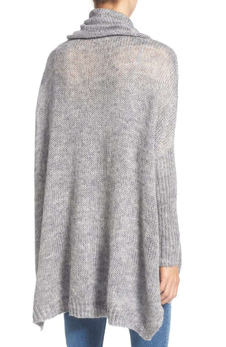 Dreamers by Debut Cowl Neck High/Low Sweater, Alternate, color, 