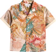 Reiss Kids' Armond Short Sleeve Button-Up Shirt