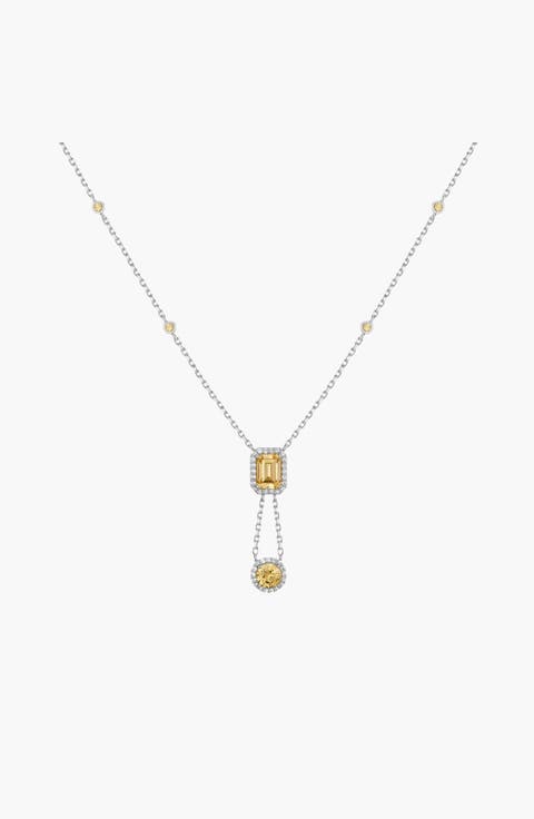 Lab Grown Edwardian Lariat Necklace