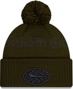 New Era Men's New Era  Gotham Green New York Jets 2025 Rivalries Collection Sideline Cuffed Knit Hat with Pom