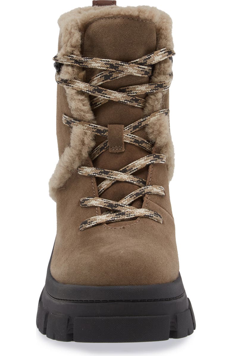 UGG<sup>®</sup> Brooklyn Water Resistant Hiker Boot with Genuine Shearling Trim, Alternate, color,