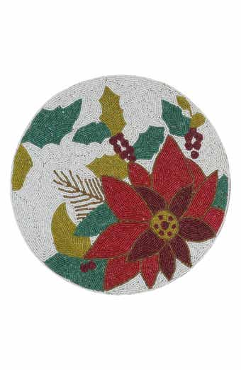 Floral Beaded Placemat