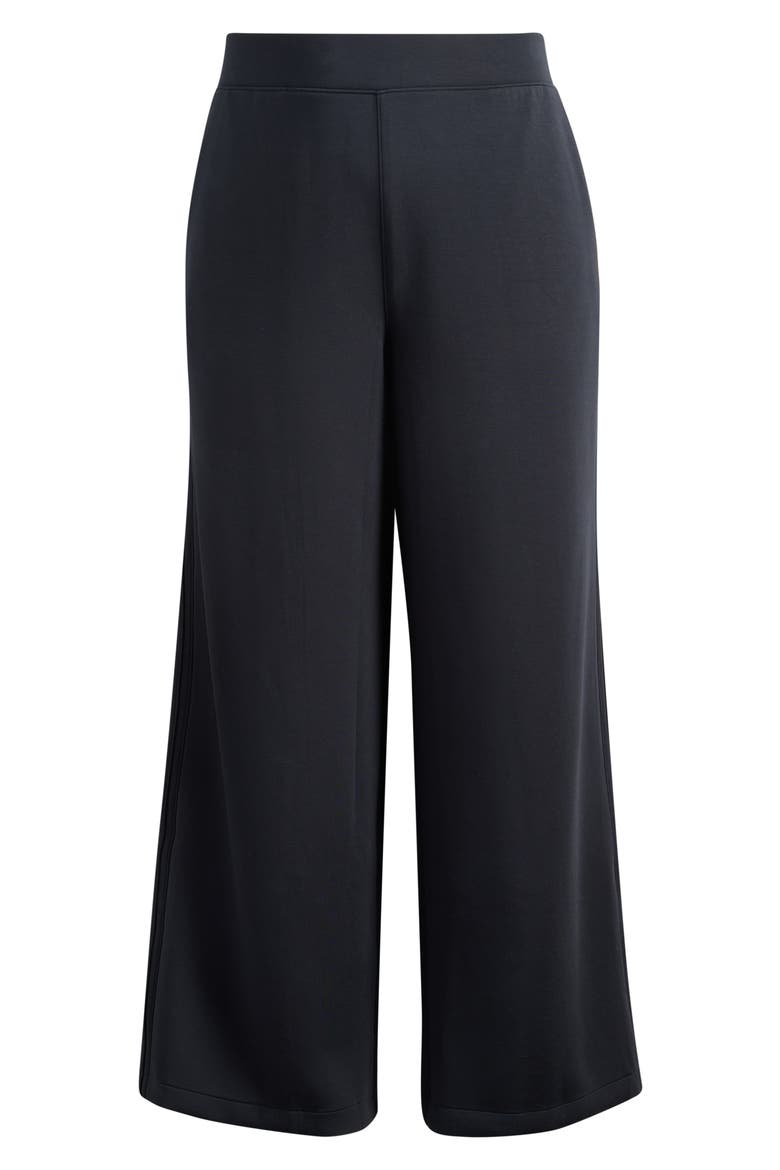 Pintuck Wide Leg Pants, Main, color, VERY BLACK