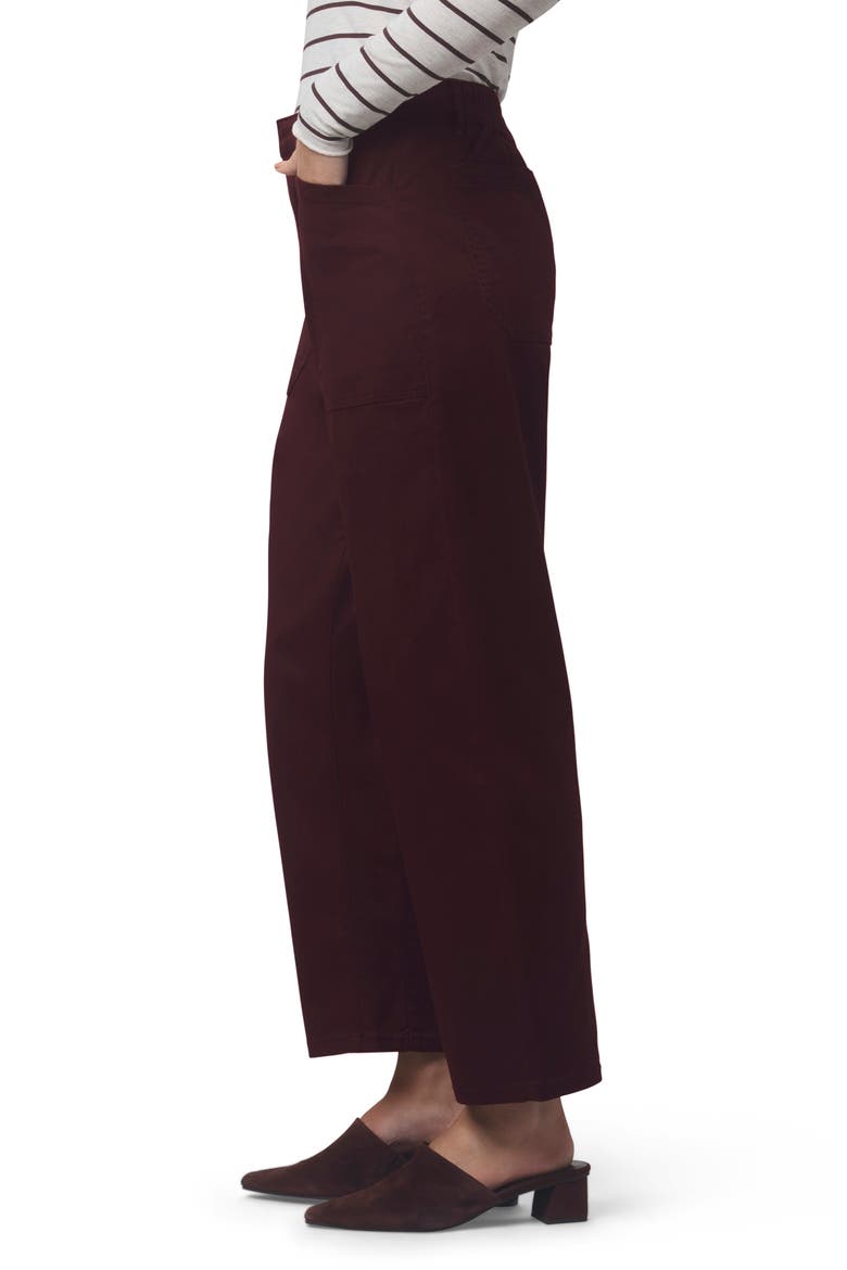 Carissa Twill Pants, Alternate, color, DARK PLUM PURPLE