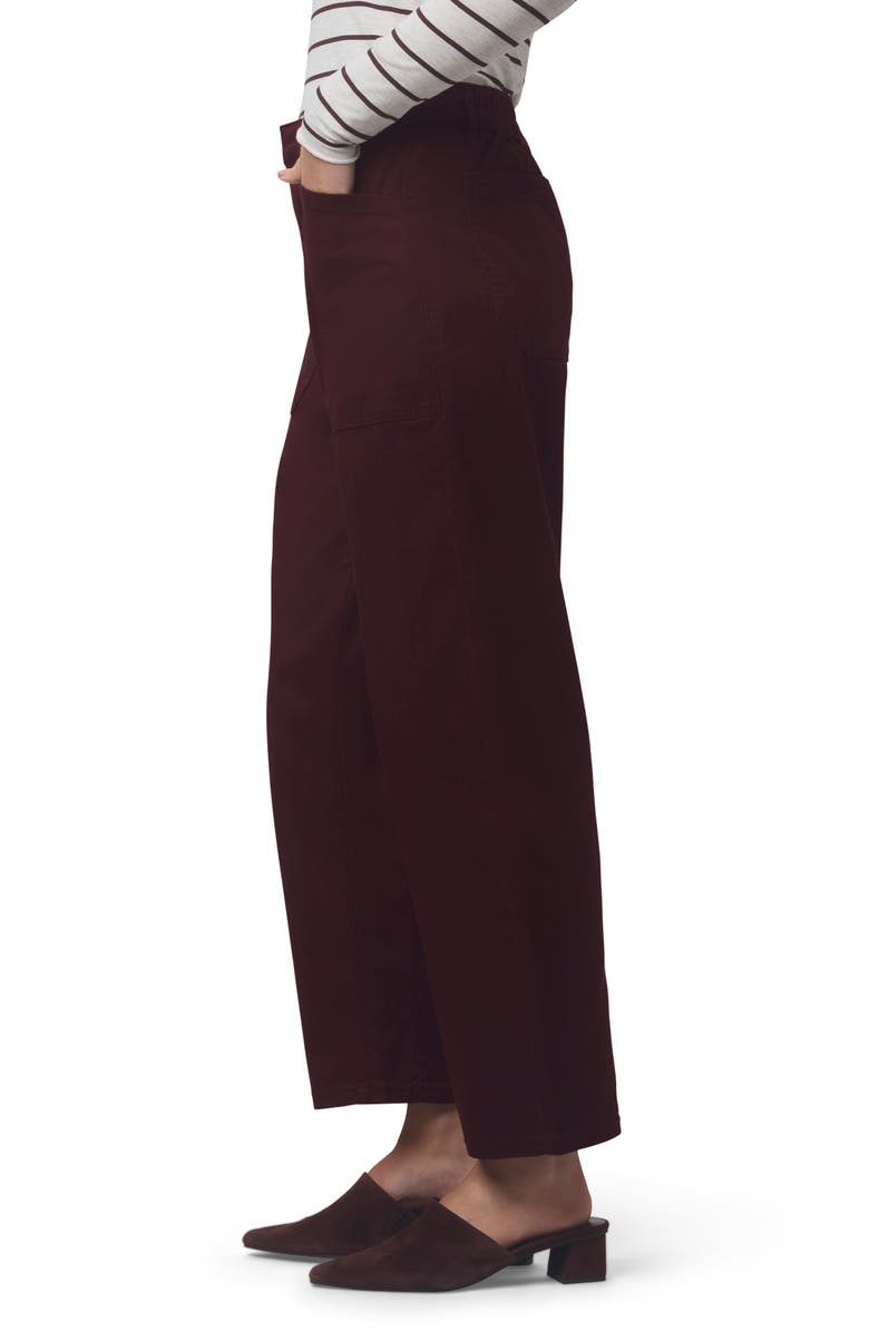 Splendid Carissa Twill Pants, Alternate, color, Dark Plum Purple