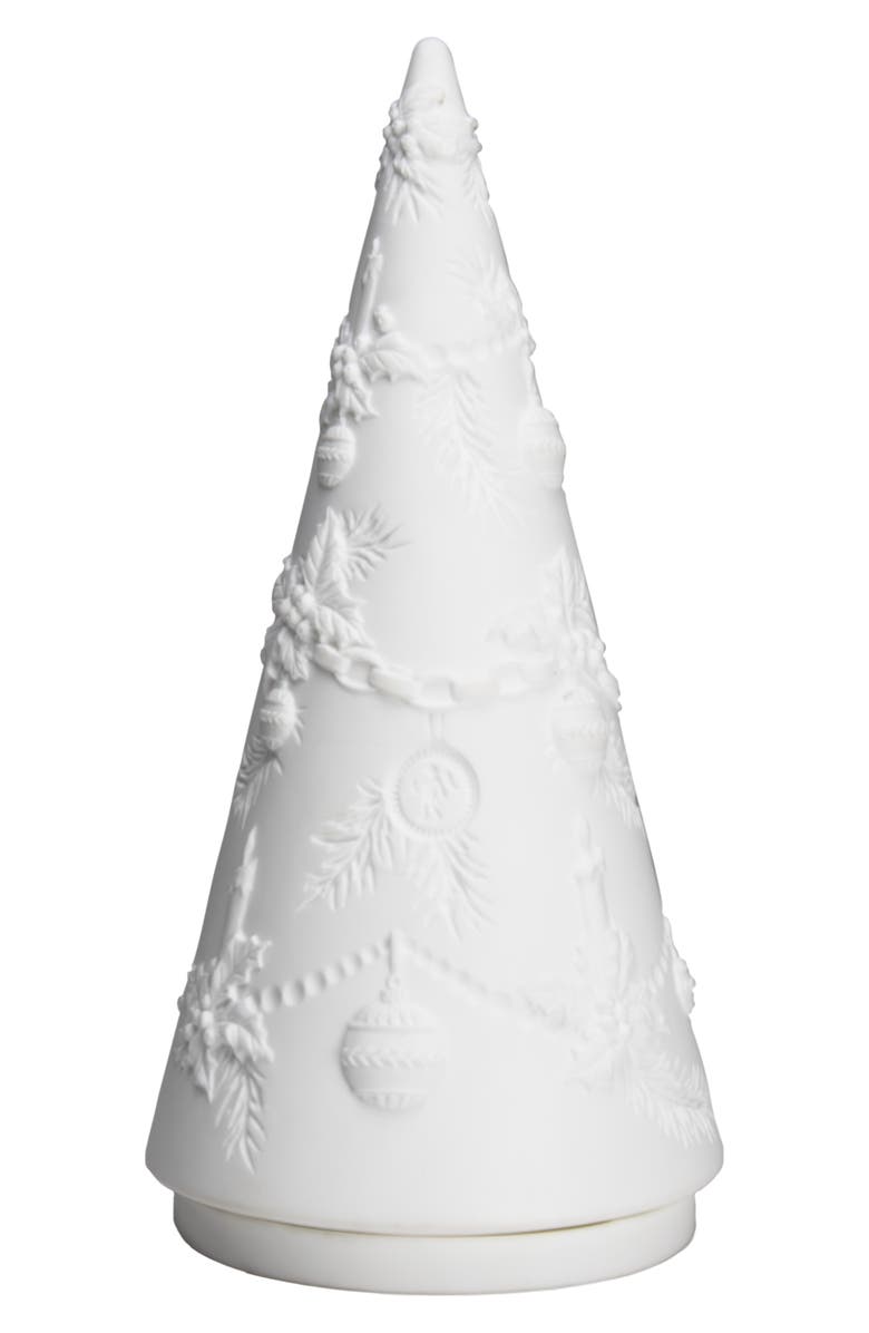 Wedgwood Festive Lithophane China Tree, Main, color, White