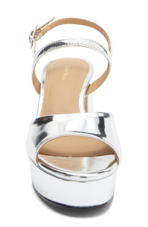 & Other Stories Hortense Platform Sandal In Silver