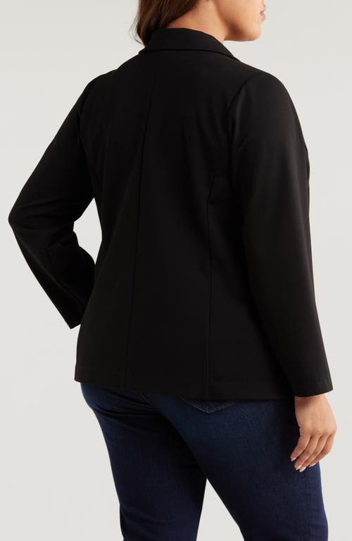 Wit & Wisdom Open Front Blazer In Black