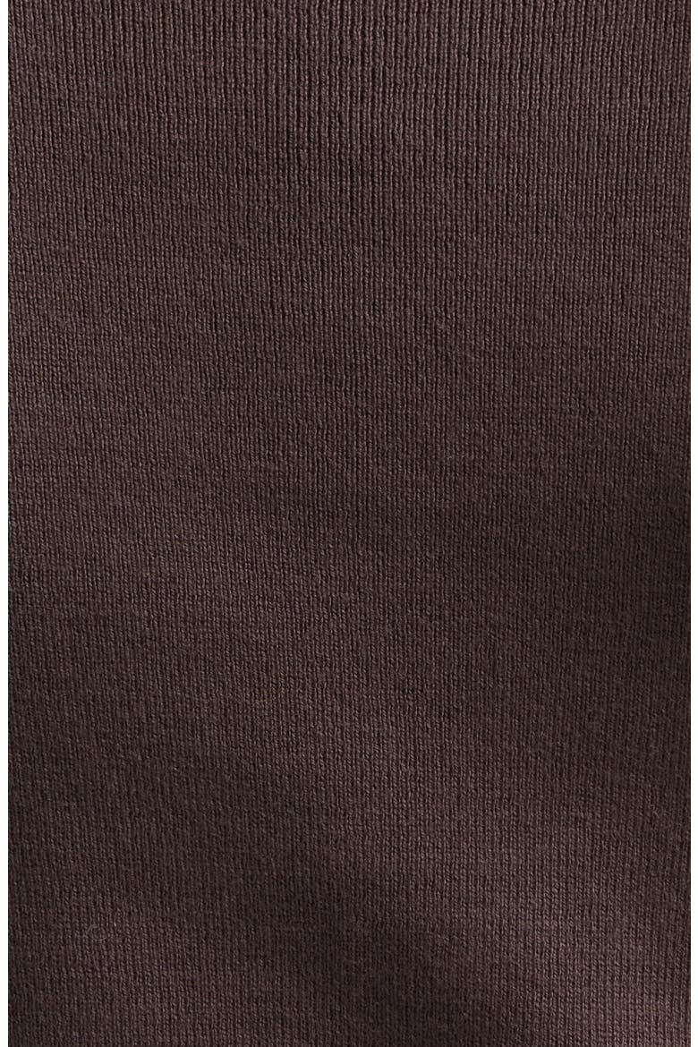 Mollie Embroidered Logo Rib Cotton Polo, Alternate, color, BROWN