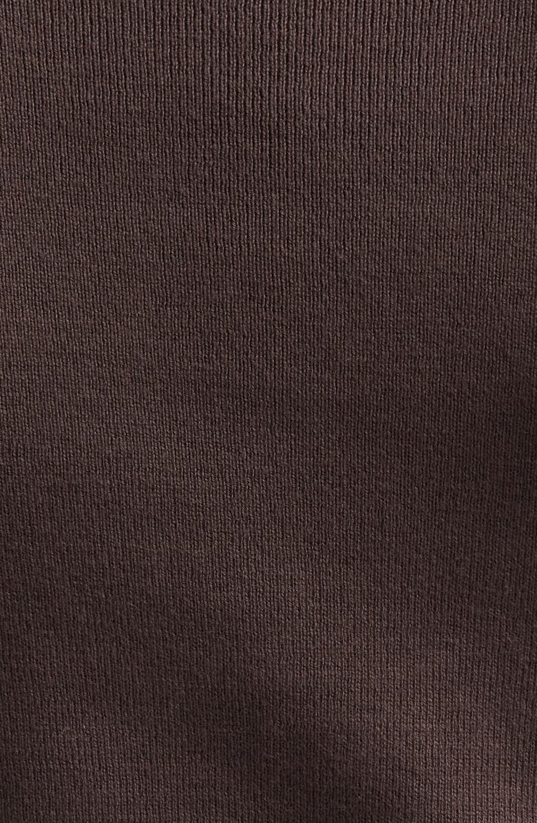 Siedrés Mollie Embroidered Logo Rib Cotton Polo, Alternate, color, Brown