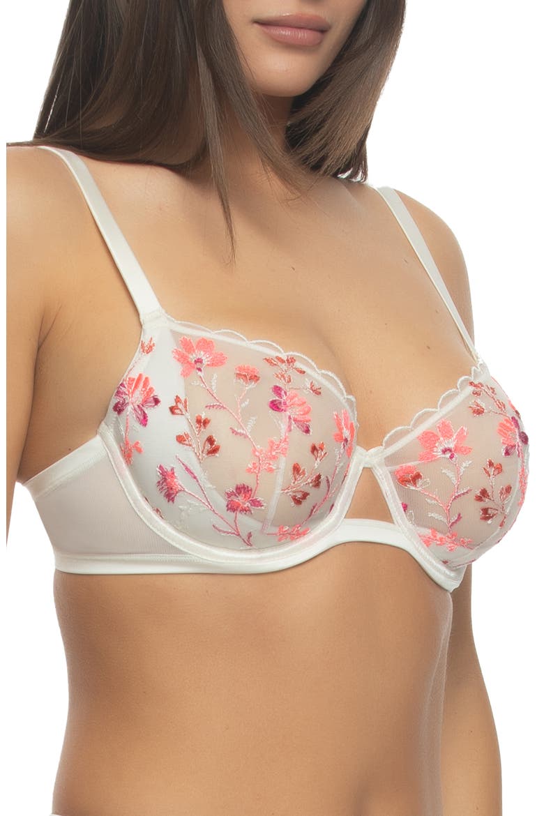 Allure Underwire Bra, Alternate, color, MAGENTA PEARL