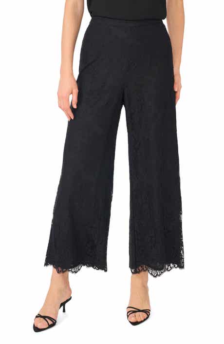Lace Pull On Wide Leg Pants