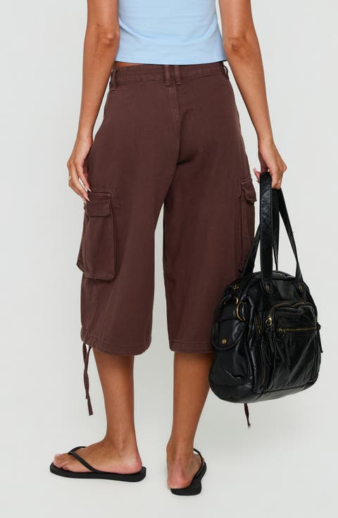 Hudsen Longline Low Rise Cargo Shorts