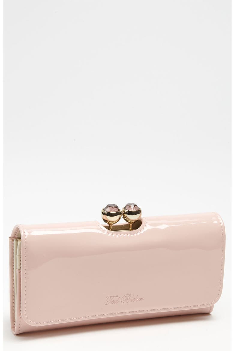 'Crystal Bobble' Matinee Wallet, Main, color, SHELL