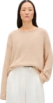 Another Tomorrow Draped Knit Sweater