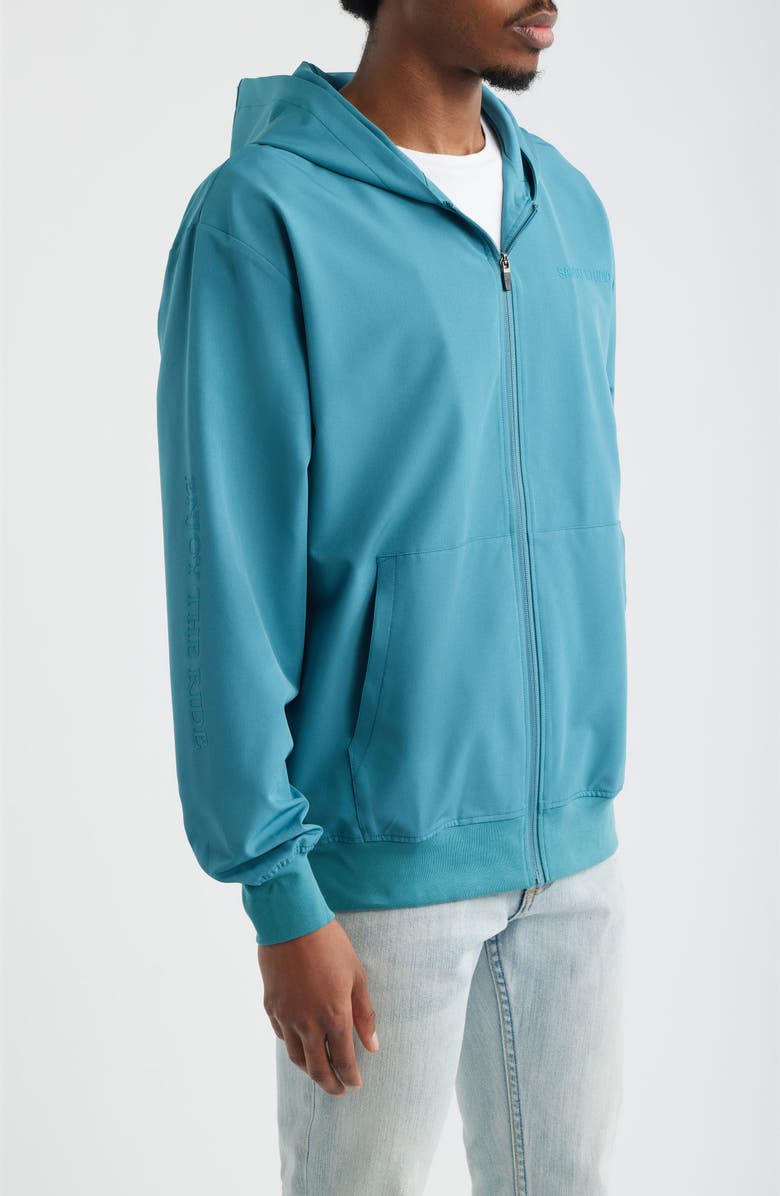 SANTO STUDIO Tempo Enjoy Tech Hooded Zip Jacket - Ryan Sheckler Edition, Alternate, color, Blue