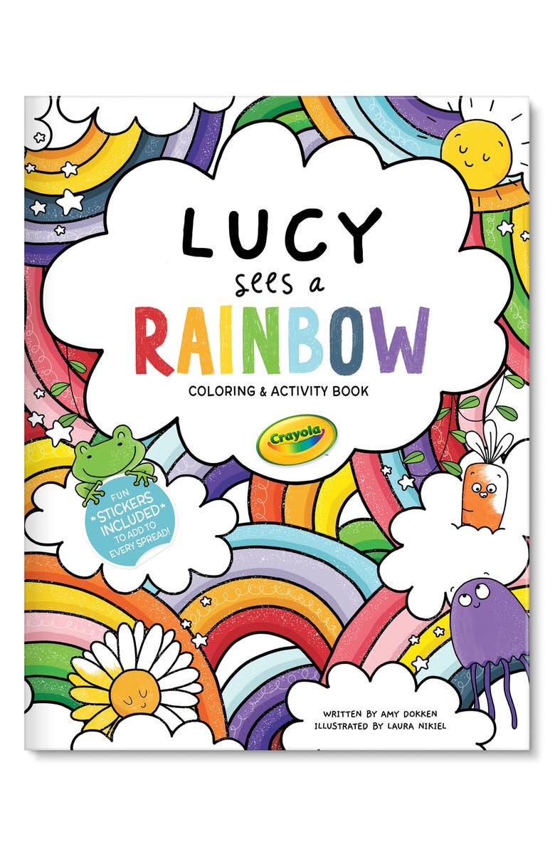 I See Me! x Crayola<sup>®</sup> 'Lucy Sees a Rainbow' Personalized Coloring & Activity Book, Main, color,