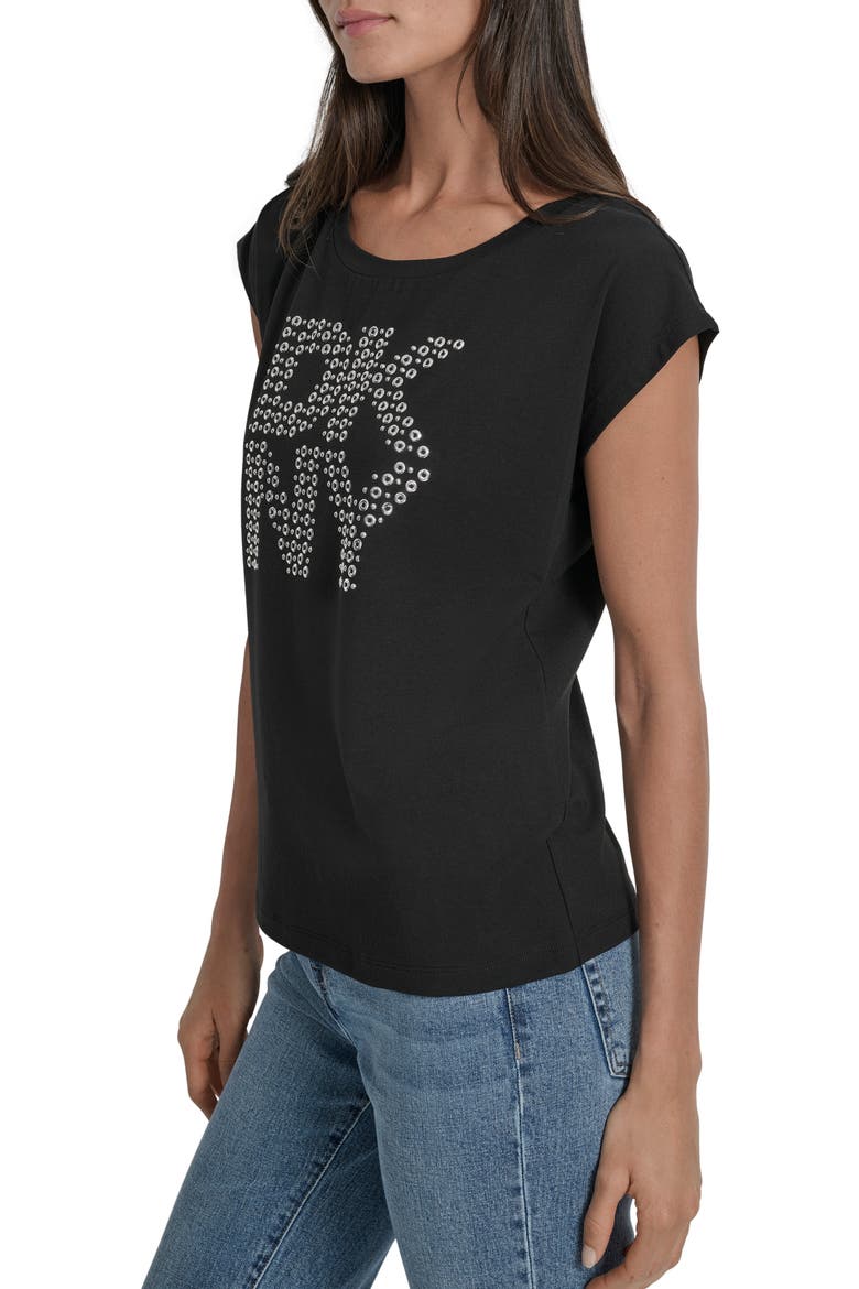 Grommet Logo T-Shirt, Alternate, color, BLACK