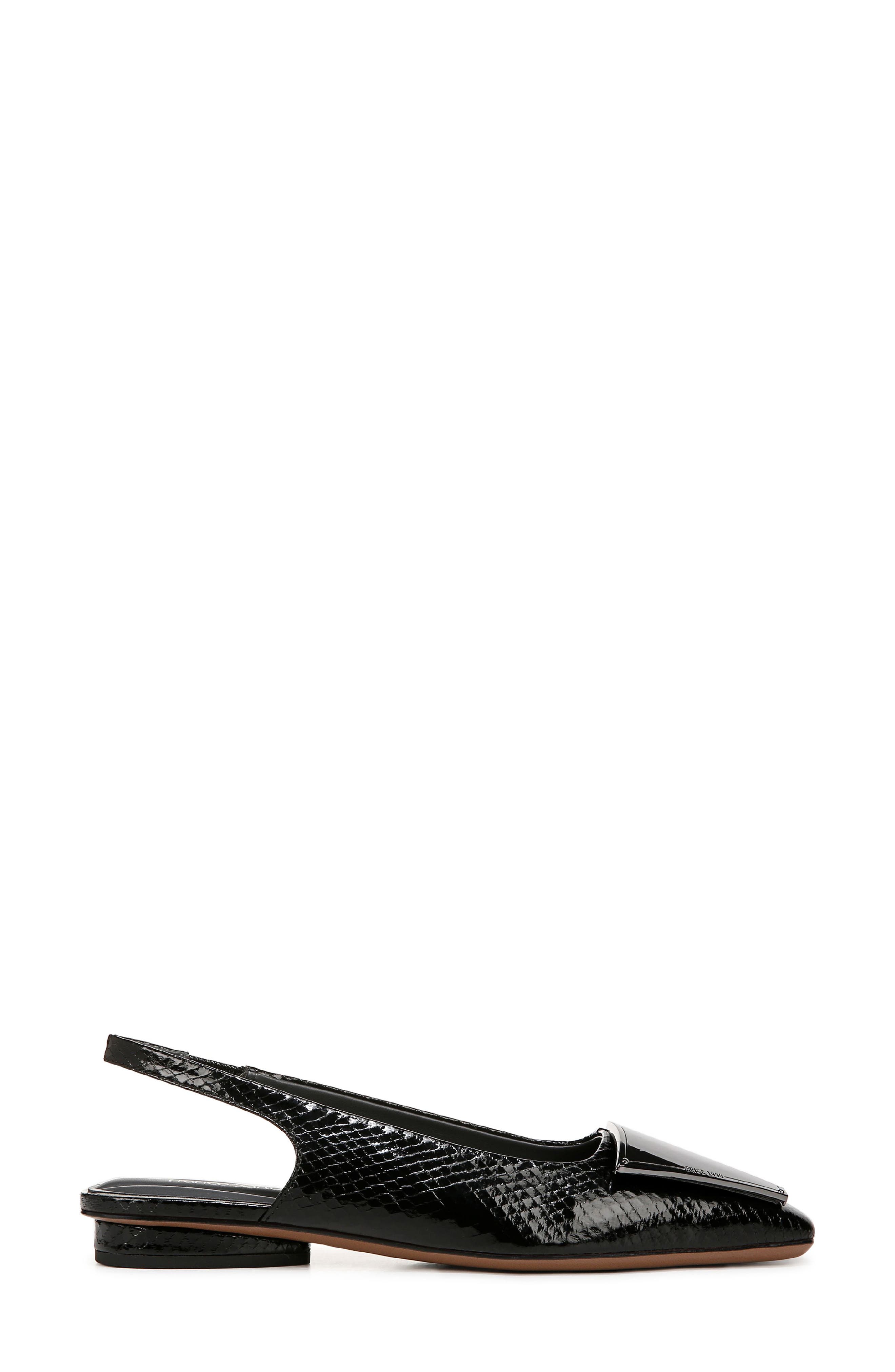 Franco Sarto Cassidy Slingback Flat, Alternate, color, Black
