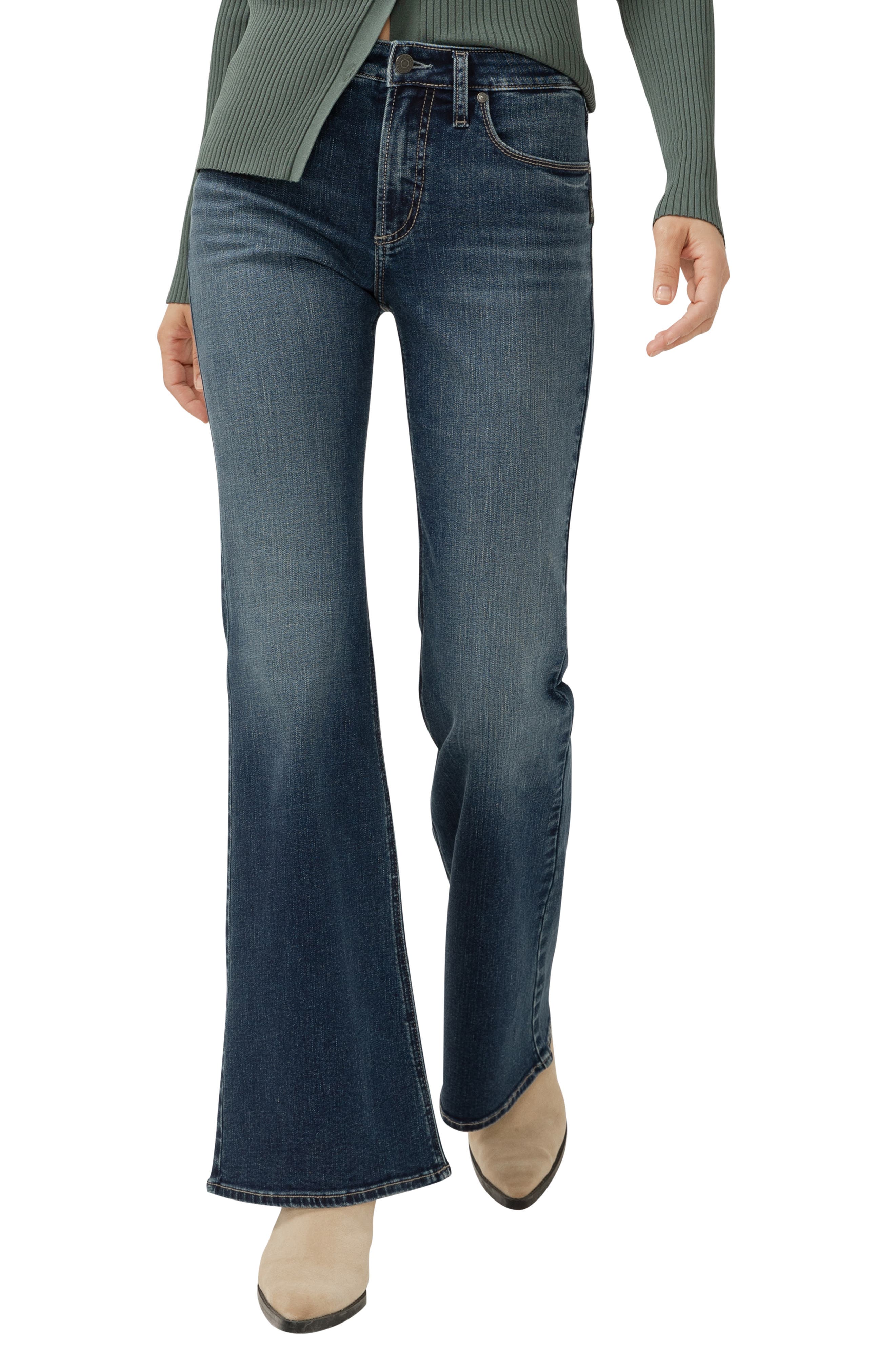 Most Wanted Mid Rise Flare Jeans