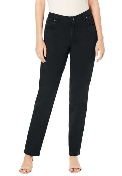 Classic Cotton Denim Straight-Leg Jean (Plus) (Petite & Tall Available)