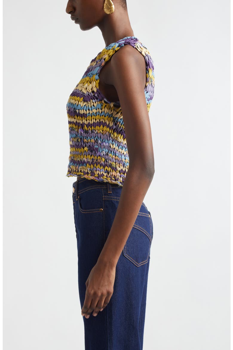 Zimmermann Luna Crop Ribbon Sweater Tank (Women) | Nordstrom