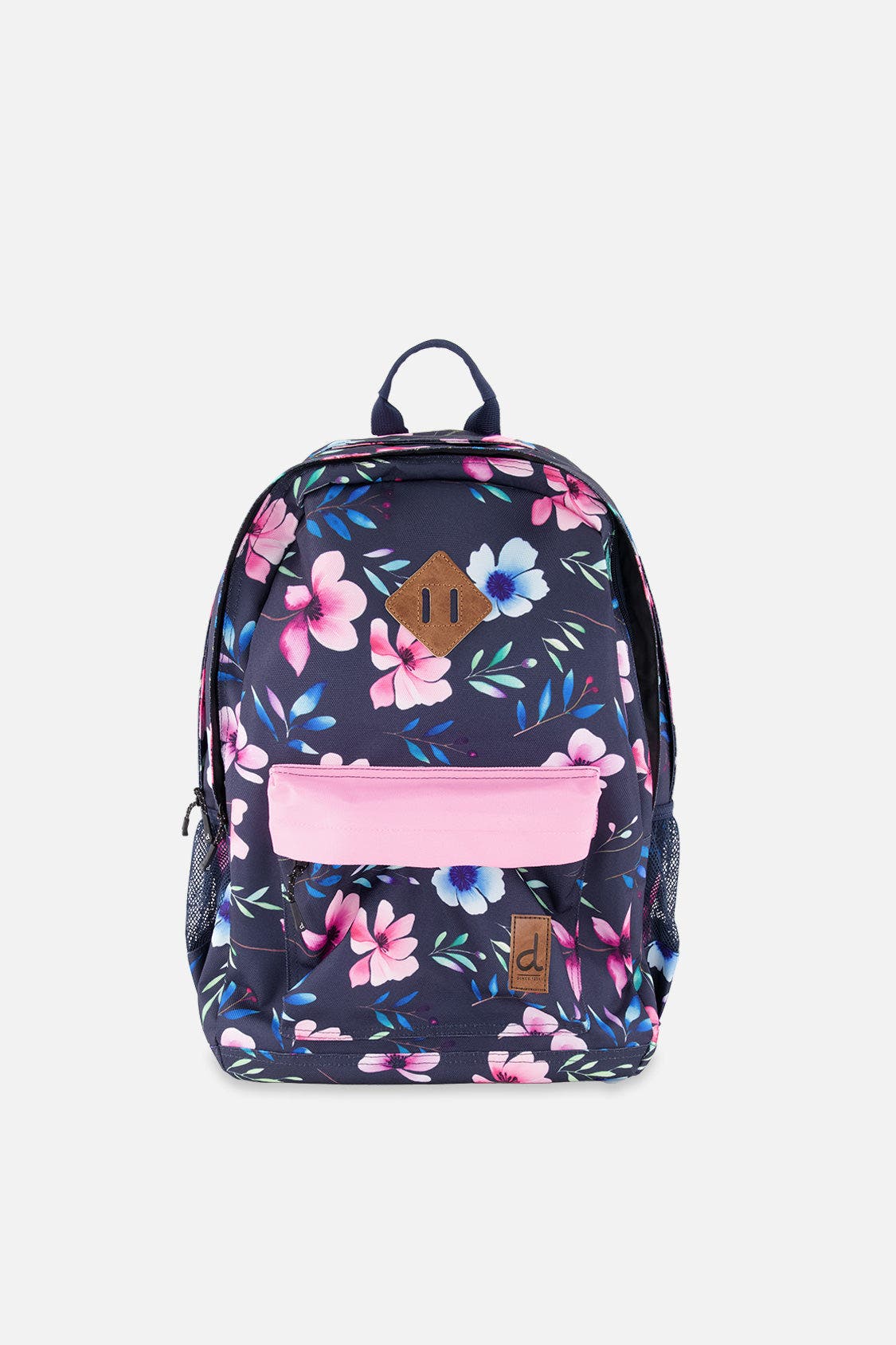 Backpack, Main, color, Blue Floral Print