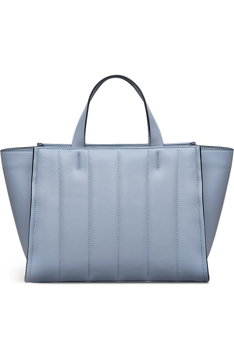Radley Medium Oak Street Quilted Leather Tote, Alternate, color, Smoke Blue