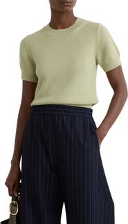 Reiss Anita Cotton & Wool Sweater