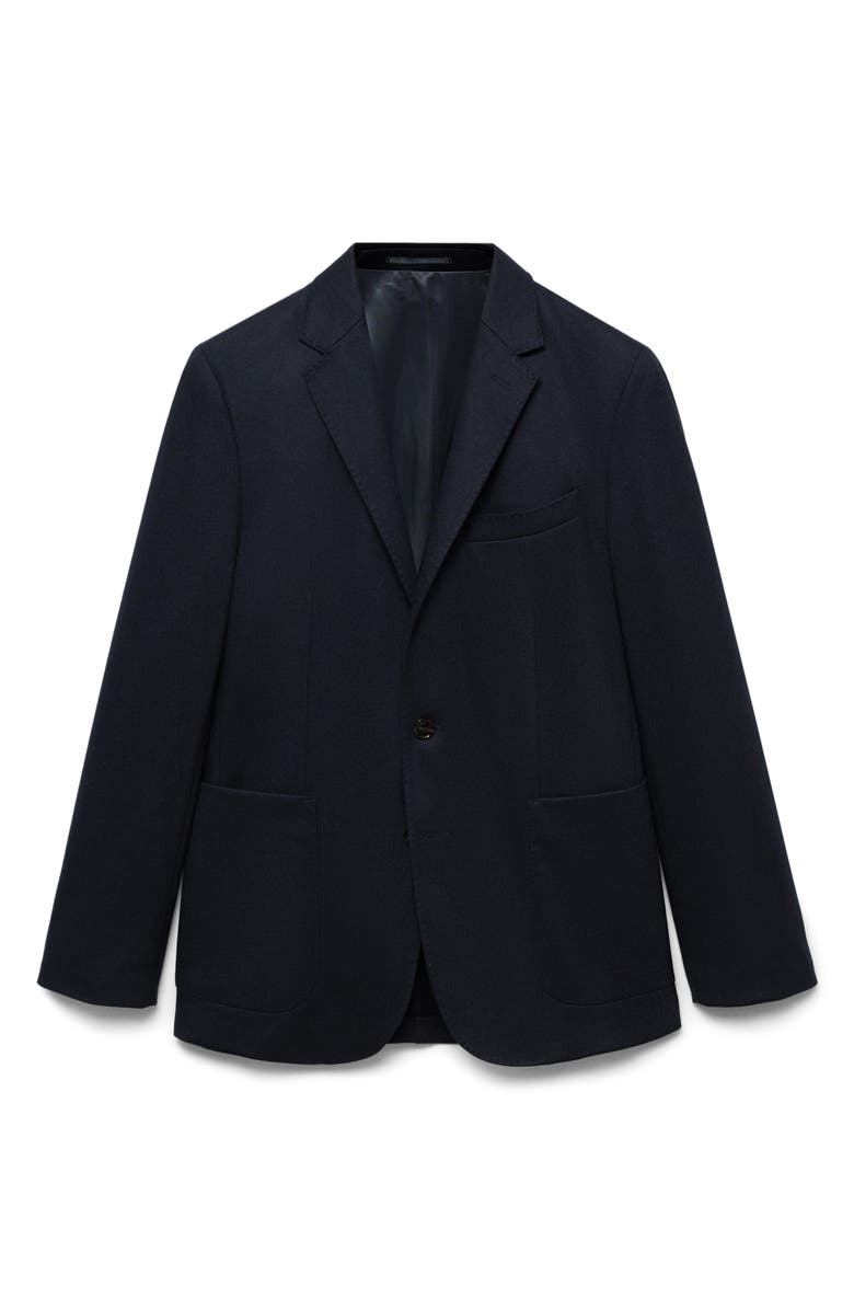 MANGO Regular Fit Sport Coat, Main, color, 