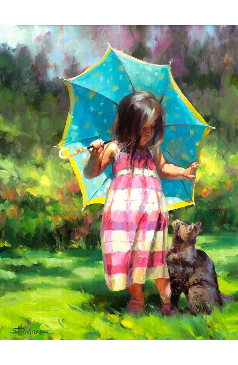 Sunsout The Teal Umbrella 500 piece Jigsaw Puzzle for Adults, Alternate, color, Multicolor