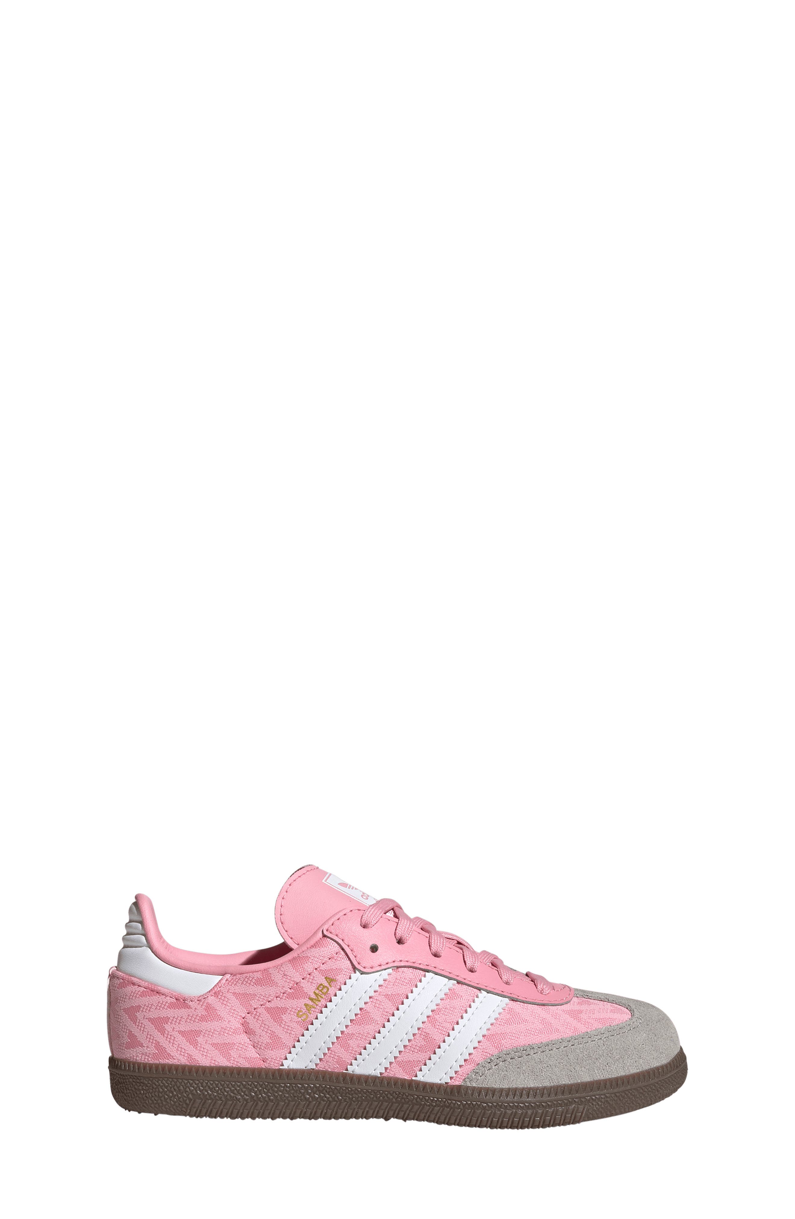 Kids' Samba OG Sneaker, Alternate, color, LIGHT PINK/ WHITE/ GUM