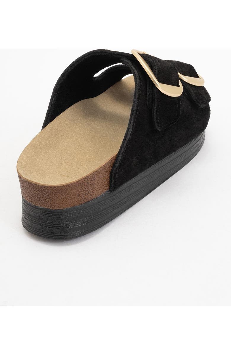 Forever & Always Shoes Harbor Suede Leather Two-Strap Sandal, Alternate, color,